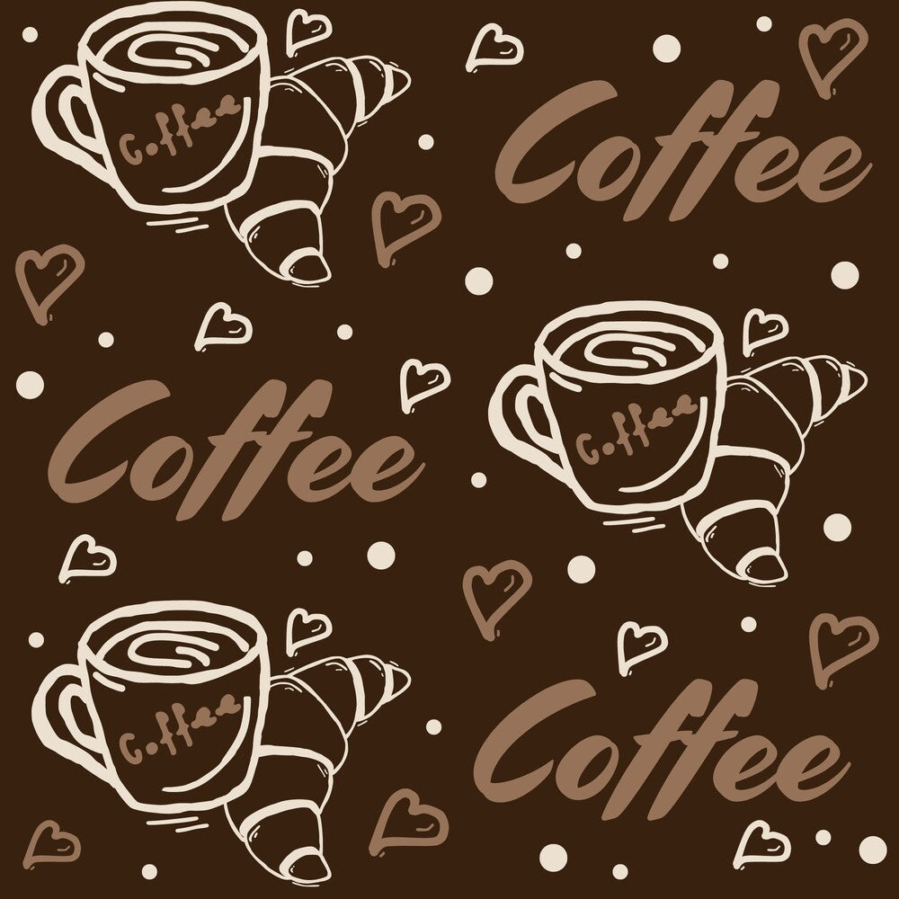 Handdrawn Coffee Brown Fat Quarter Bundle