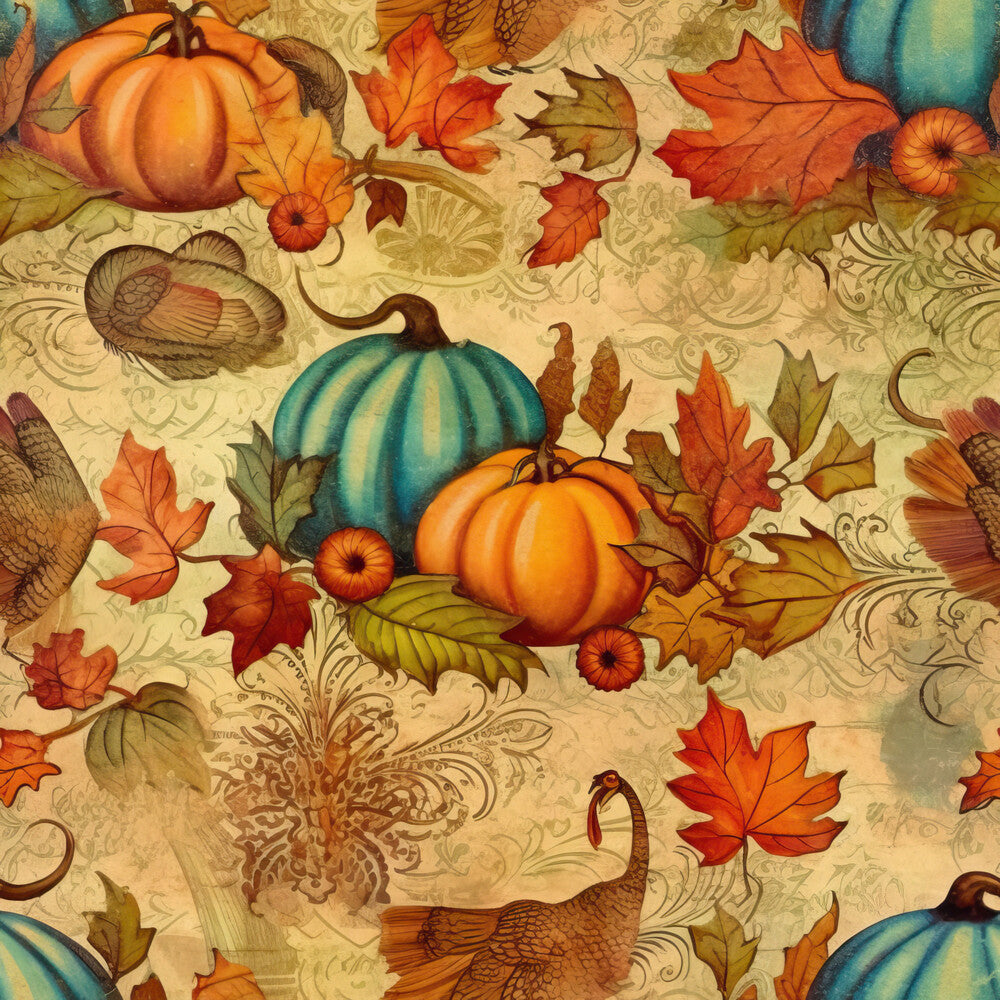 Vintage Thanksgiving Fat Quarter Bundle