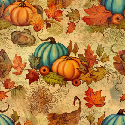 Vintage Thanksgiving Fat Quarter Bundle