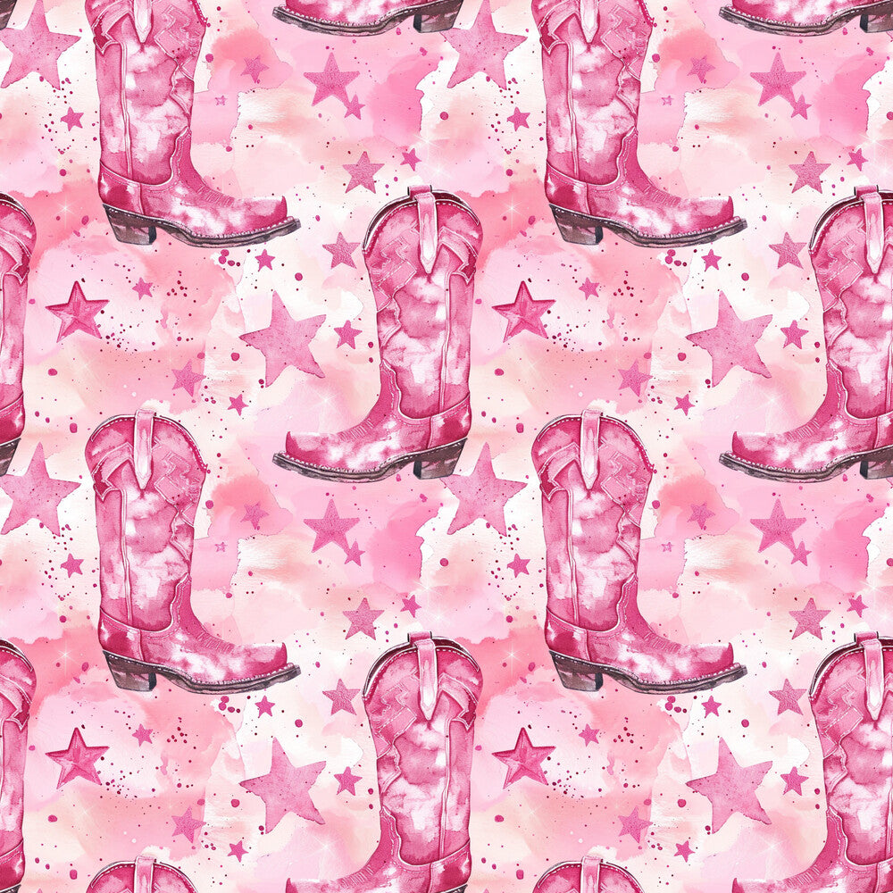 Pink Cowboy Boots Fat Quarter Bundle