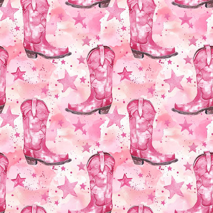 Pink Cowboy Boots Fat Quarter Bundle
