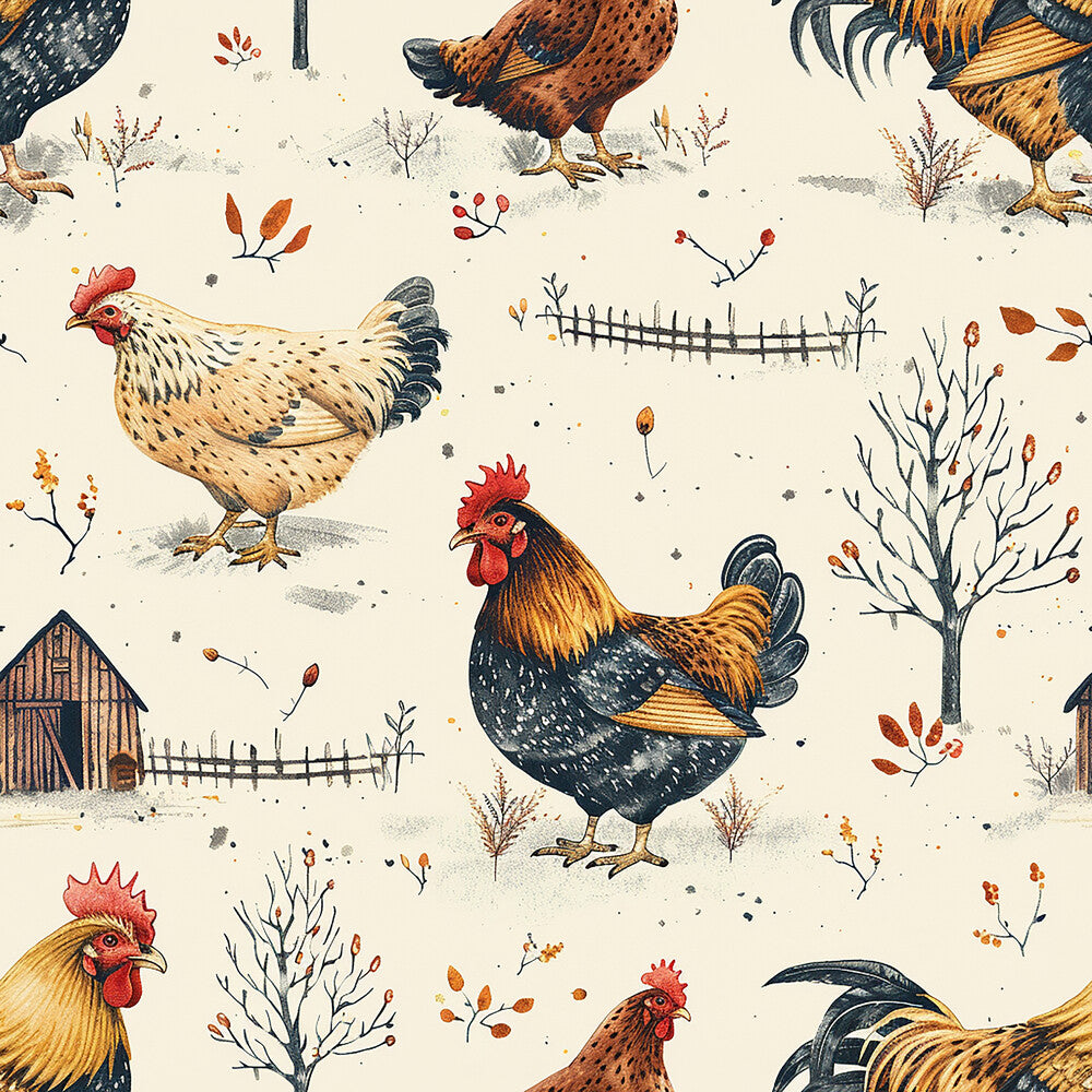Farmhouse Chickens Fat Quarter Bundle
