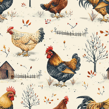 Farmhouse Chickens Fat Quarter Bundle