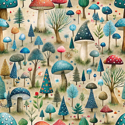 Mushroom Fairyland Fat Quarter Bundle