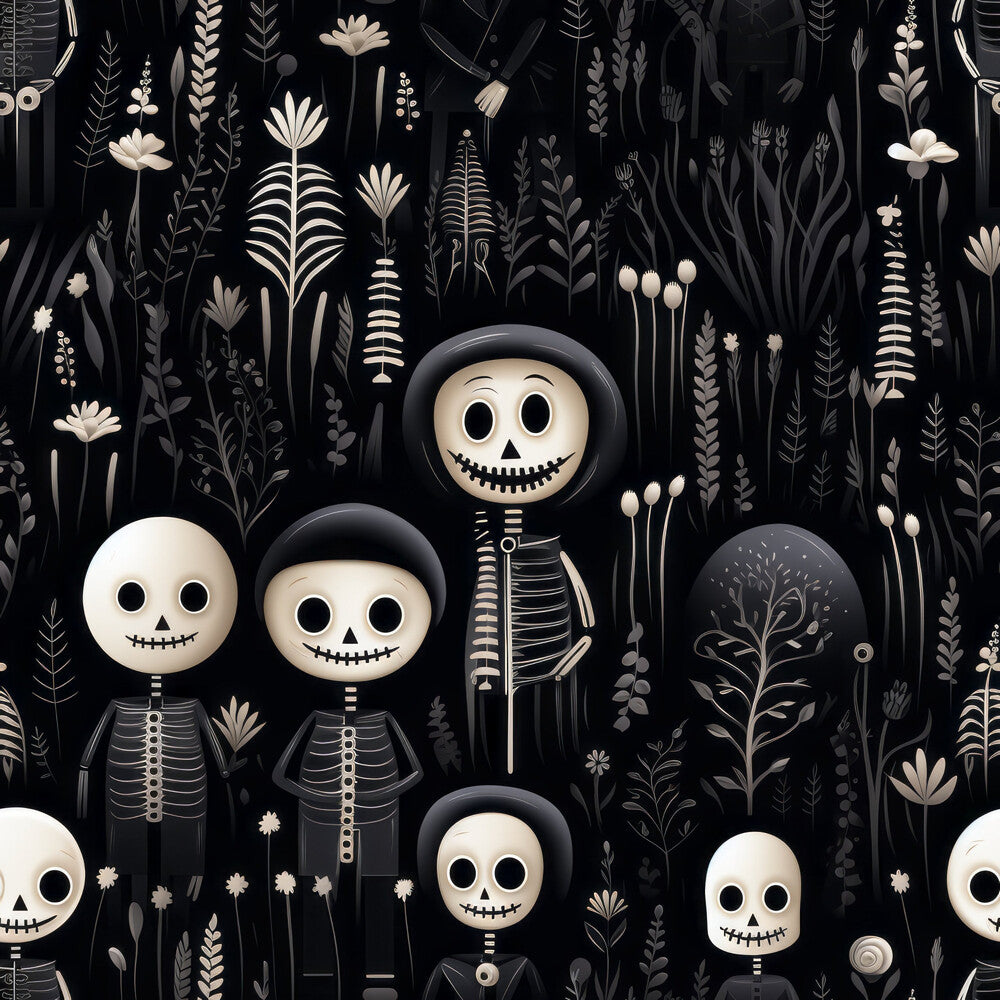 Halloween Skeleton Fat Quarter Bundle