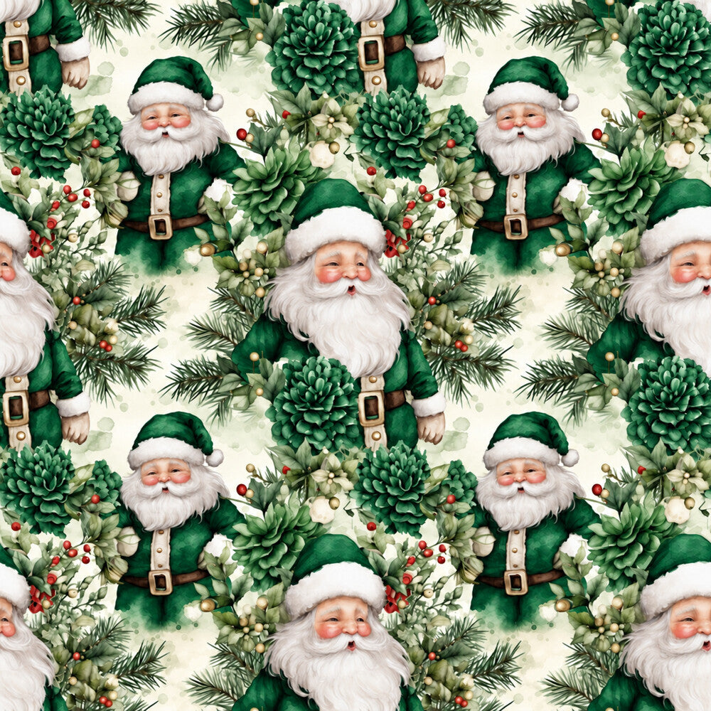 Vintage Emerald Christmas Fat Quarter Bundle