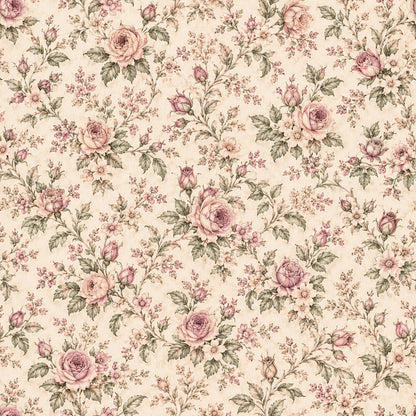 Dusty Rose Cottage Garden Fat Quarter Bundle