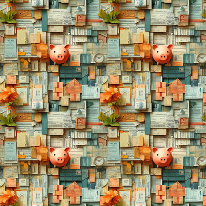 Tax Day Receipts Fat Quarter Bundle