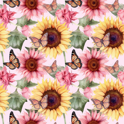 Sunflower and Butterfly Fat Quarter Bundle