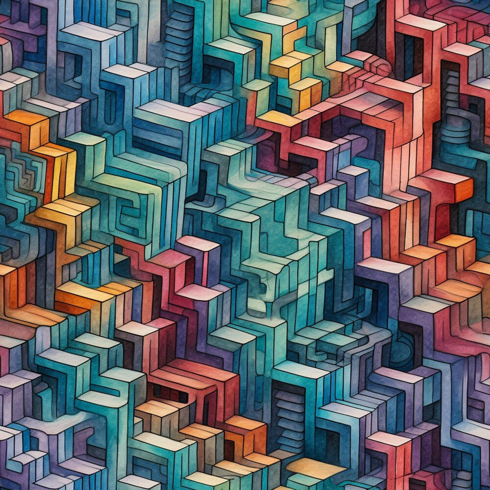 Surreal Staircases Fat Quarter Bundle