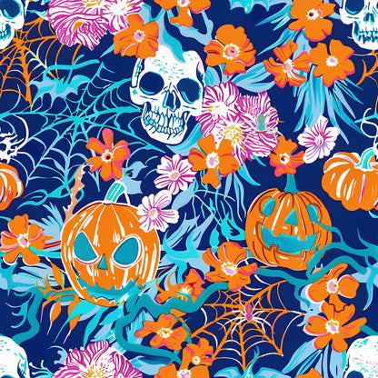 Preppy Bright Halloween Fat Quarter Bundle