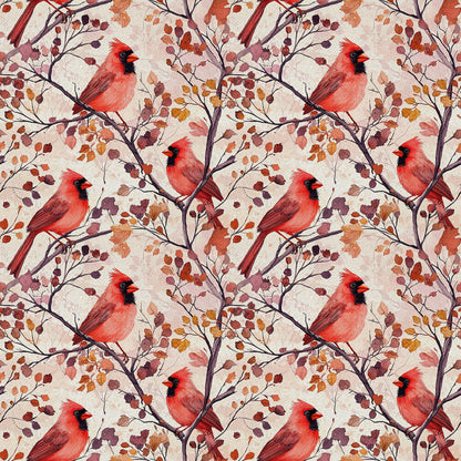 Red Cardinals Fat Quarter Bundle