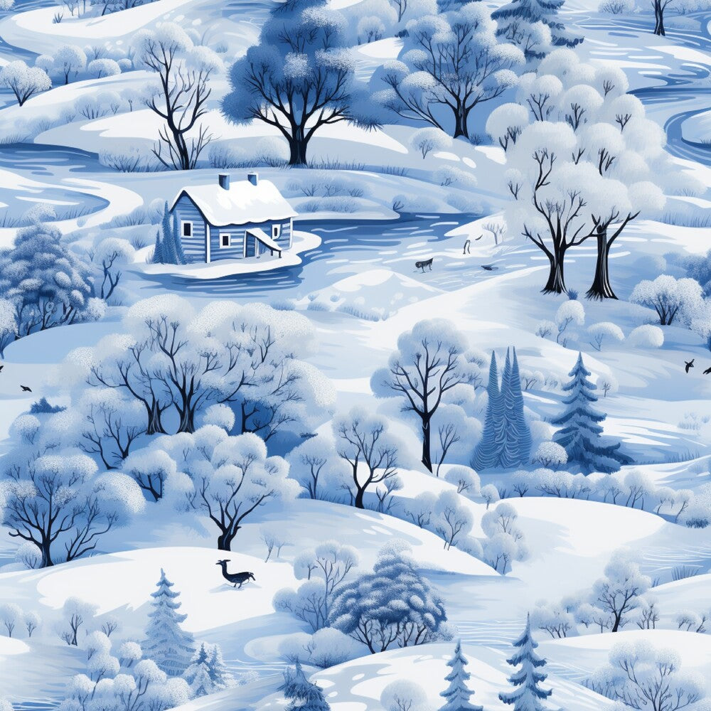 Winter Scenery Fat Quarter Bundle