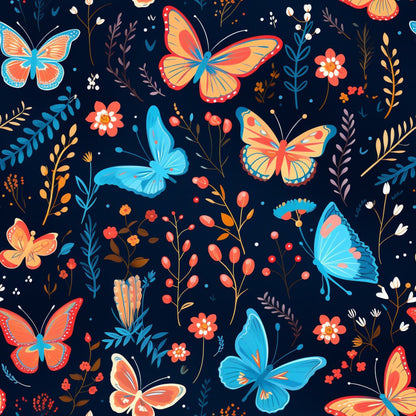Floral Butterfly Fat Quarter Bundle