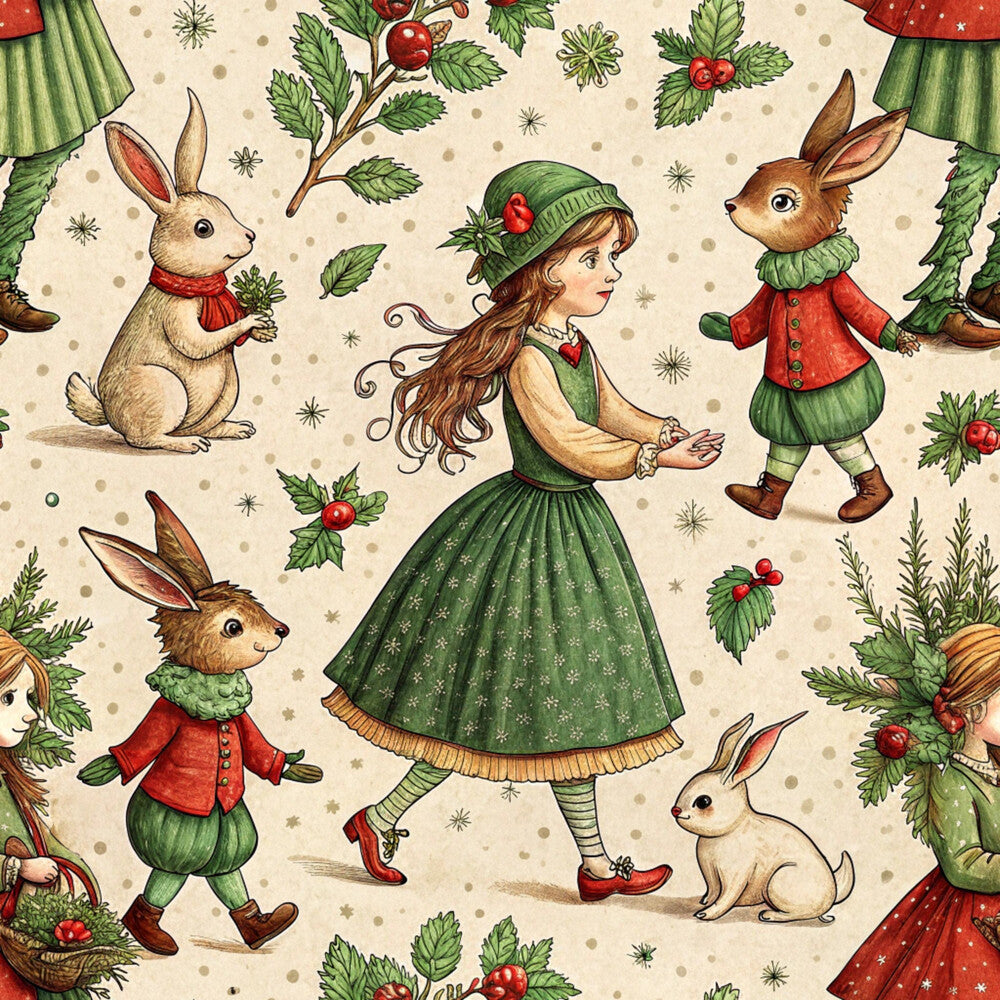 Christmas in Wonderland Fat Quarter Bundle