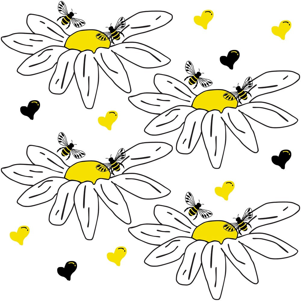 Yellow and Black Bees Fat Quarter Bundle