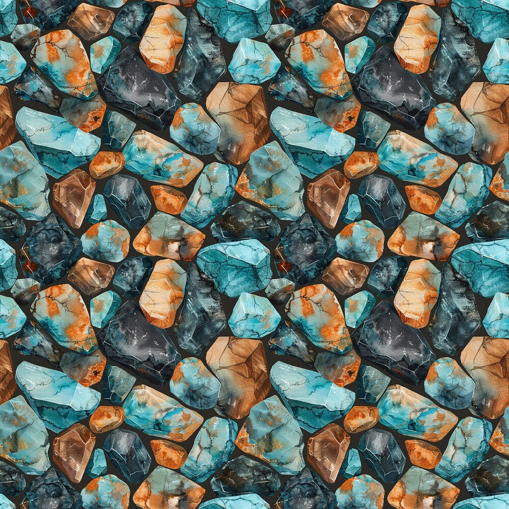 Turquoise Gemstone Fat Quarter Bundle