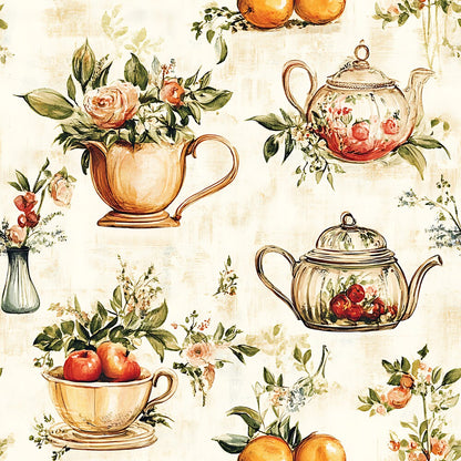 Vintage Kitchen Ingredients Fat Quarter Bundle
