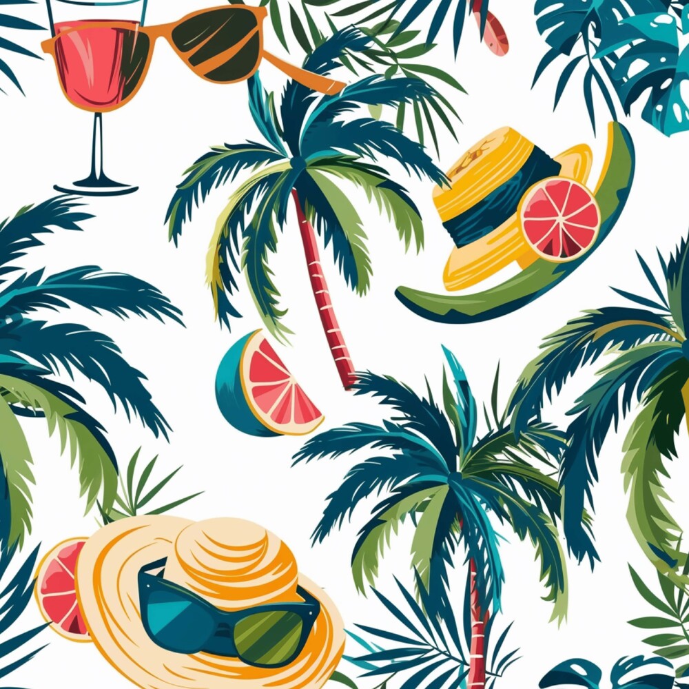 Tropical Summer Beach Fat Quarter Bundle