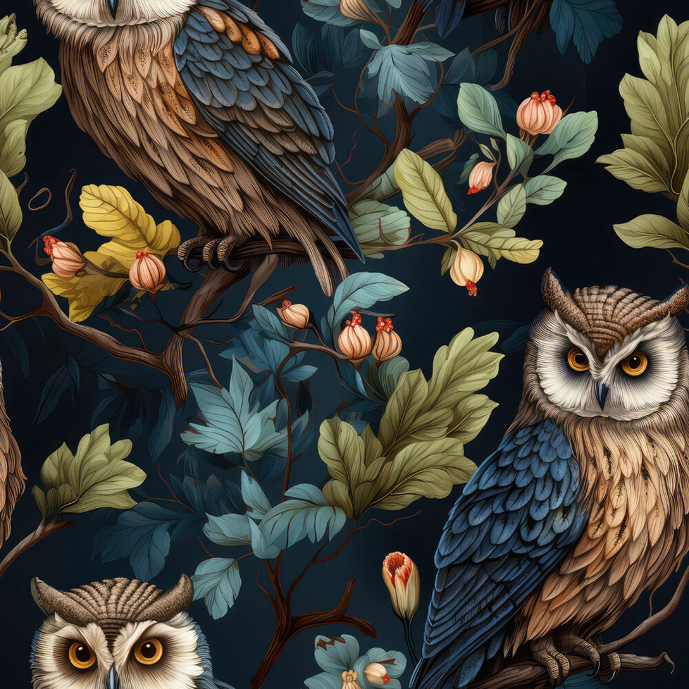 Owl Ephemera Fat Quarter Bundle