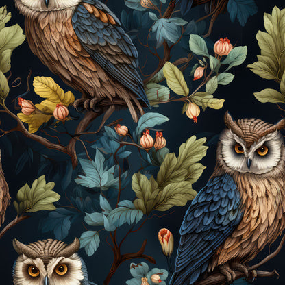 Owl Ephemera Fat Quarter Bundle
