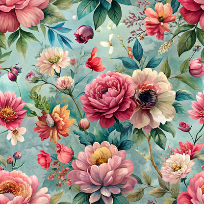 Rich Painted Blooms Fat Quarter Bundle