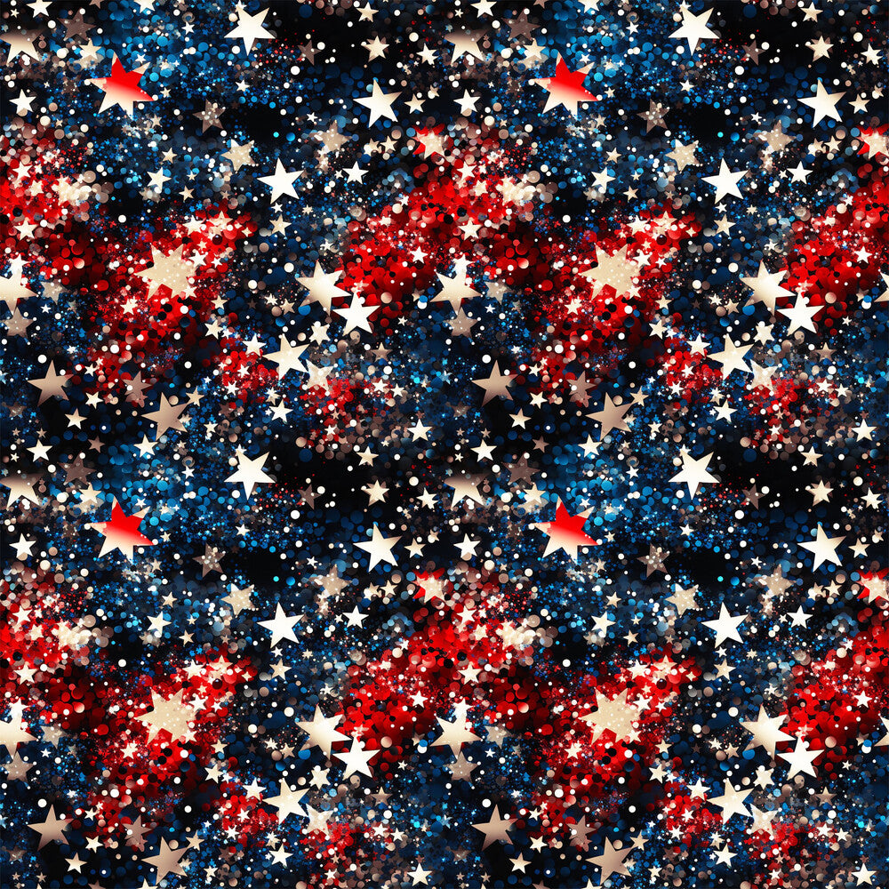 Patriotic Confetti and Glitter Fat Quarter Bundle