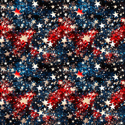 Patriotic Confetti and Glitter Fat Quarter Bundle