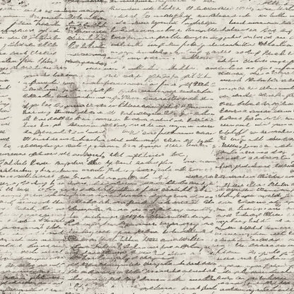 Gray Vintage Handwritten Letters Fat Quarter Bundle