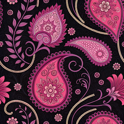 Vibrant Paisley And Florals Fat Quarter Bundle