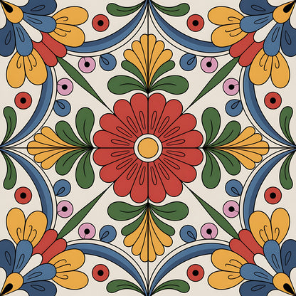 Mexican Talavera Fat Quarter Bundle