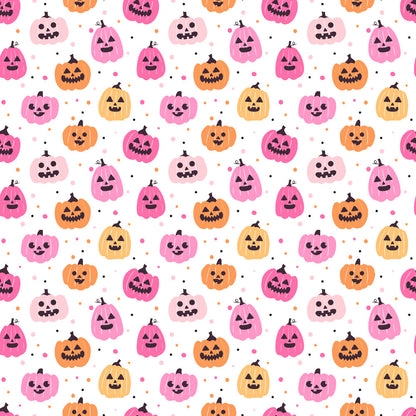 Small Pink Halloween Fat Quarter Bundle