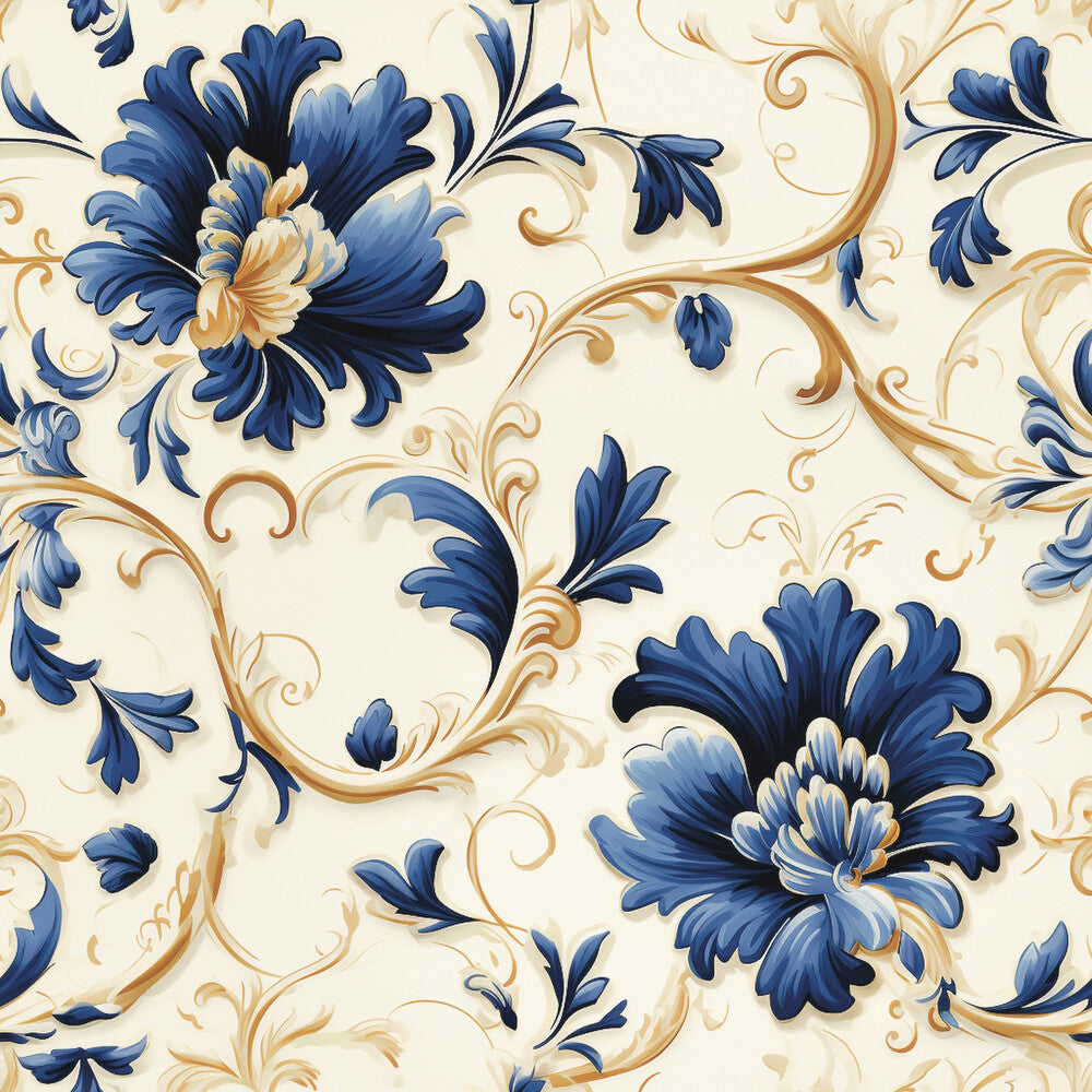 Vintage Delft Blue Fat Quarter Bundle