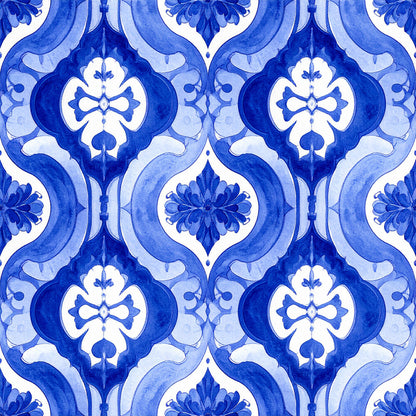 Royal Blue Ornament Elegance Fat Quarter Bundle