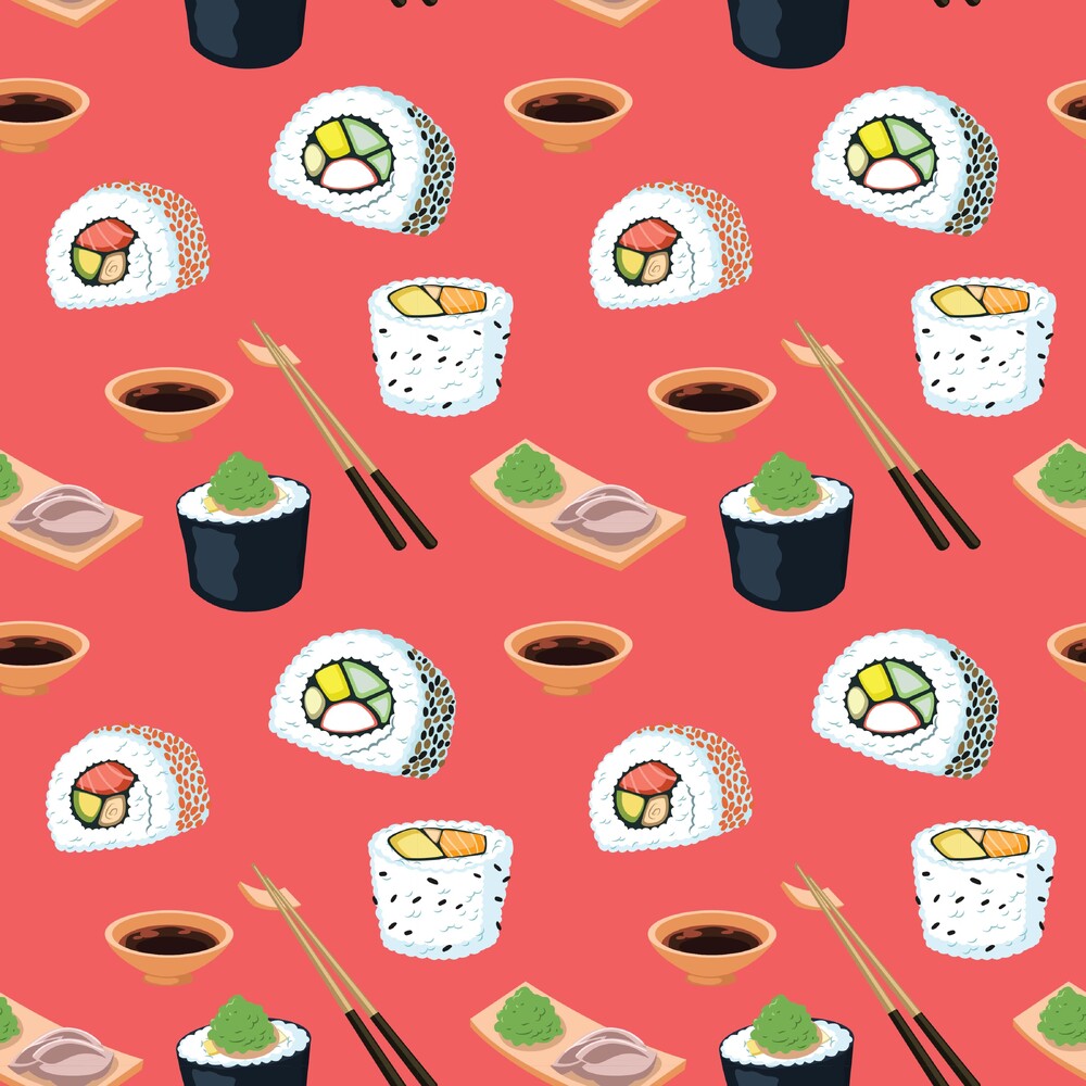 My Favorite Sushi Fat Quarter Bundle