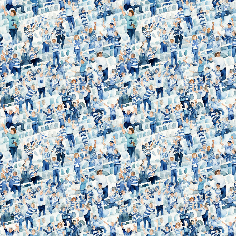 Watercolor Football Fat Quarter Bundle