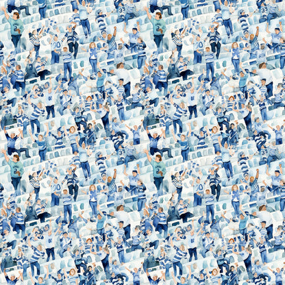 Watercolor Football Fat Quarter Bundle