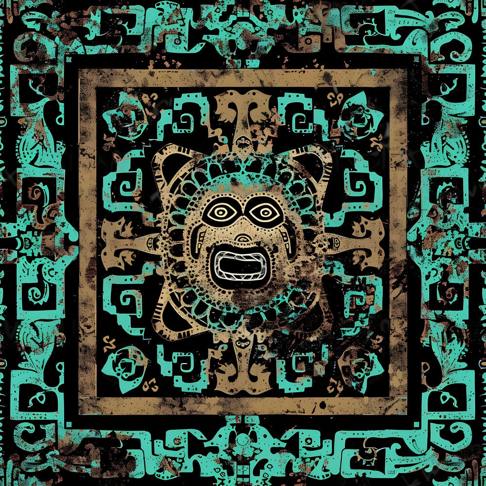 Aztec Turquoise Fat Quarter Bundle