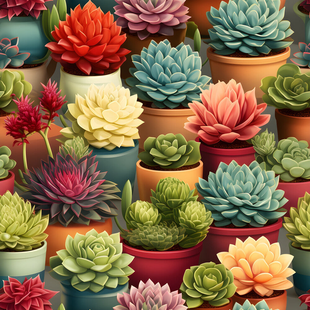 bundle of succulents Succulents Fat Quarter Bundle