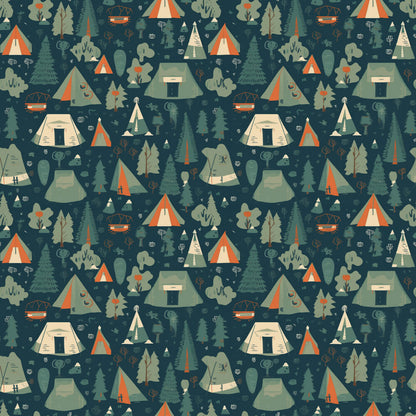 Camping Graphics Fat Quarter Bundle