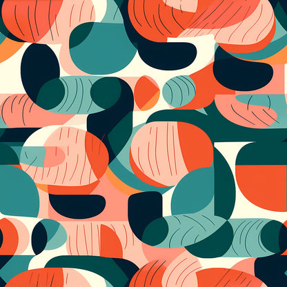 Nordic Retro Shapes Fat Quarter Bundle