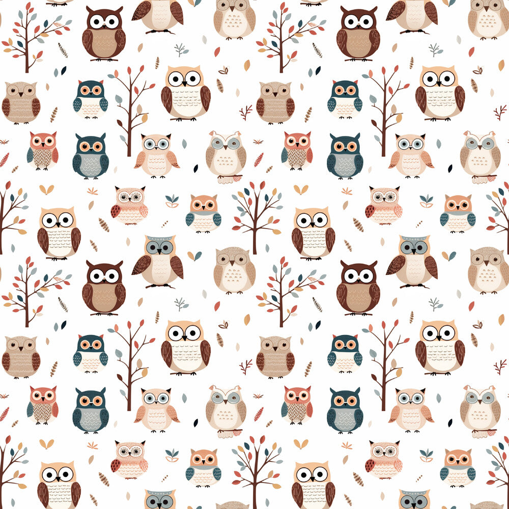 Cartoon Owls Fat Quarter Bundle