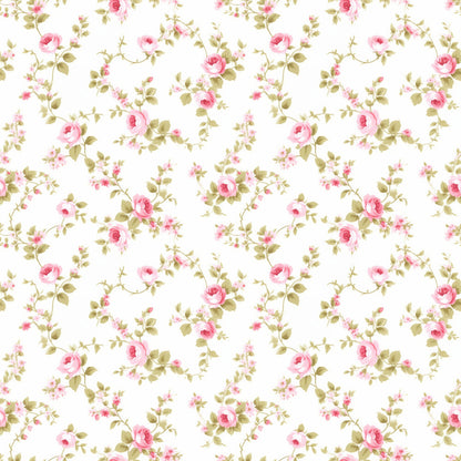 Floral Pink Cottage Gardens Fat Quarter Bundle