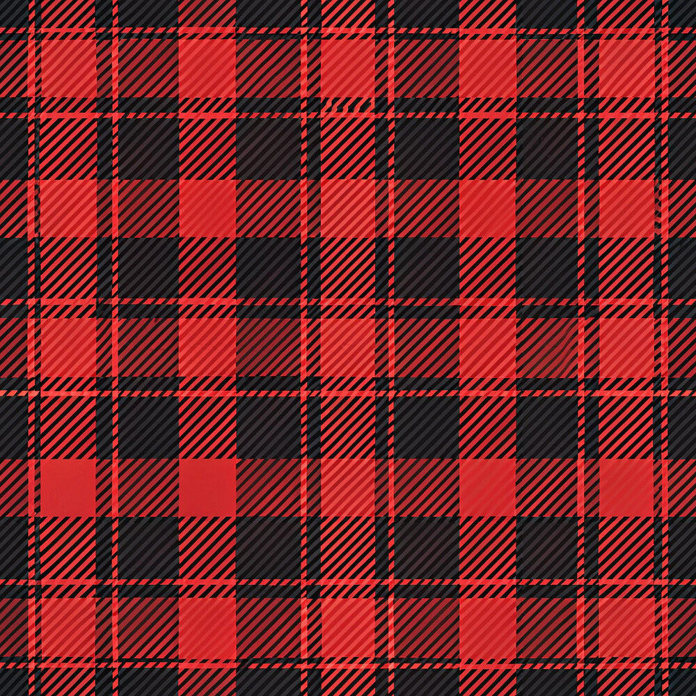 Classic Red and Black Buffalo Plaid Fat Quarter Bundle