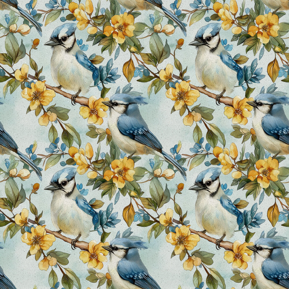 Blue Jay Florals Fat Quarter Bundle