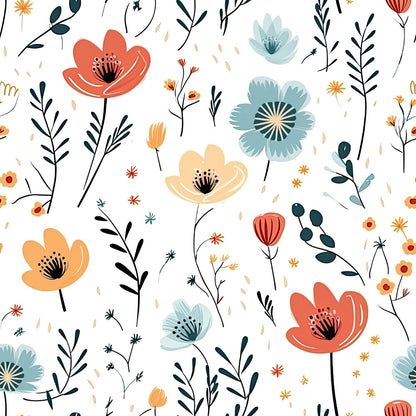 Minimalist Boho Flowers Fat Quarter Bundle