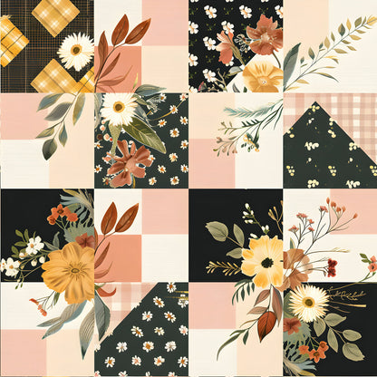 Pastel Farmhouse Patchwork Fat Quarter Bundle