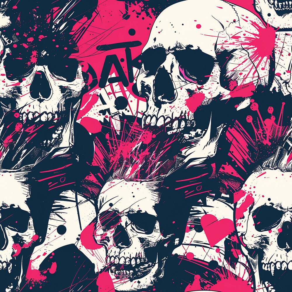 Punk Rock Skull Fat Quarter Bundle