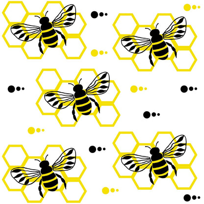 Yellow and Black Bees Fat Quarter Bundle