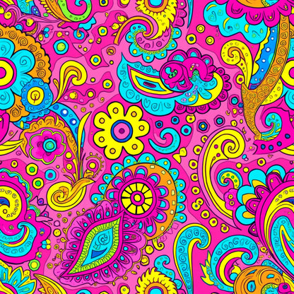 Bright Preppy Paisley Fat Quarter Bundle